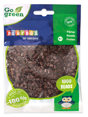 Playbox Bügelperlen Go green Midi 1000 Stk. braun - ab 5 Jahren