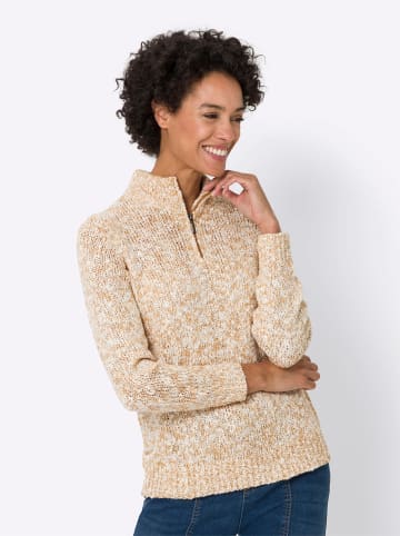Sieh an! Pullover in camel-meliert