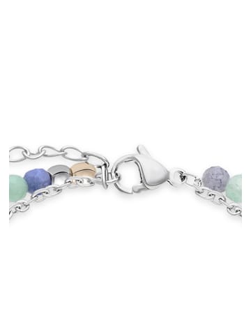 s.Oliver Fußkette Colorful Beads in silber