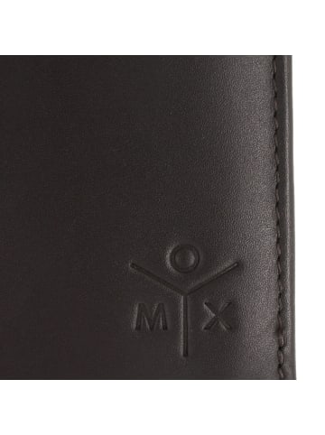 oxmox Leather Geldbörse RFID Schutz Leder 13 cm in braun-ox 2.0