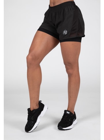 Gorilla Wear 2-in-1-Shorts - Portland - Schwarz