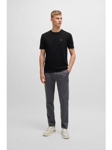 Hugo Boss Rundhals T-Shirt für Damen in schwarz