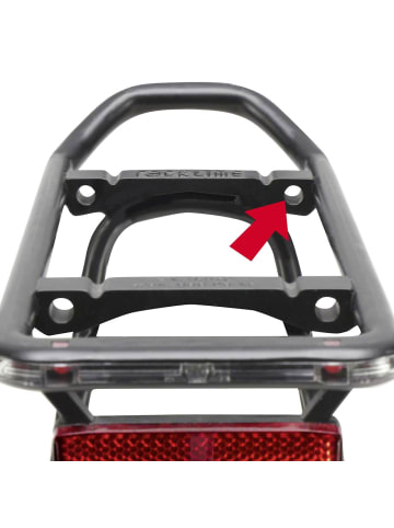 KLICKfix reisenthel Bikebasket GT 21 - Gepäckträgerkorb (Racktime) (racktimetwist blue) in fleur black