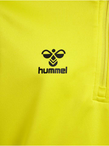 Hummel Jacke Mit Kurzem Reißverschluss Hmlessential Half-Zip Kids in BLAZING YELLOW