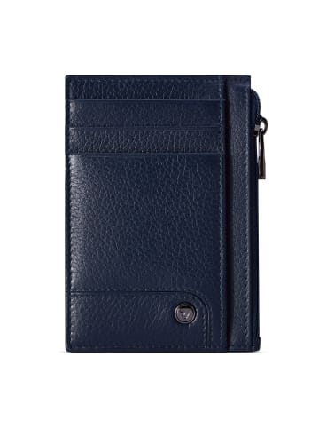 Roncato Alaska Kreditkartenetui RFID Schutz Leder 8.5 cm in navy