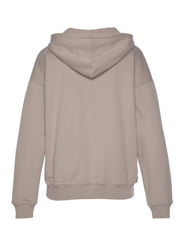 LASCANA Sweatjacke in hellbraun