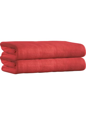 Erwin Müller Baumwolle Sommerdecke 2er-Pack in rot