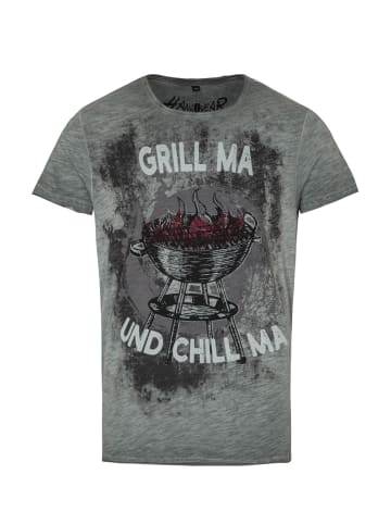 Hangowear T-Shirt GRILL-CHILL in grau