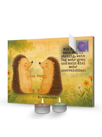 Mr. & Mrs. Panda adventskalender duftkerzen Igel Liebe Design mi... in Weiß