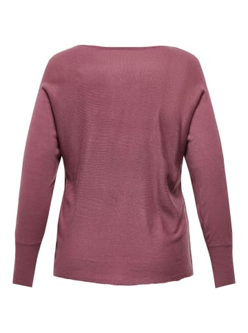 ONLY Carmakoma Strickpullover in Rose Brown 1