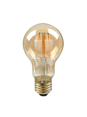 Licht-Erlebnisse E27 LED-Leuchtmittel in Warmweiß EEK F A bis G Ø 6 cm in Braun