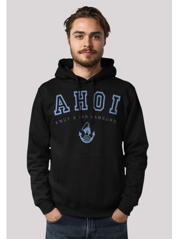 F4NT4STIC Hoodie Ahoi Knut & Jan Hamburg in schwarz