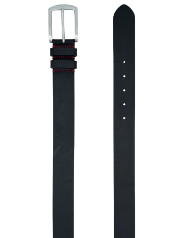 Pierre Cardin Ledergürtel Basic in Schwarz