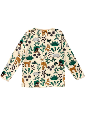Villervalla Langarmshirt Winter Forest in beige