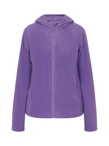 Swirly Fleecejacke in Violett