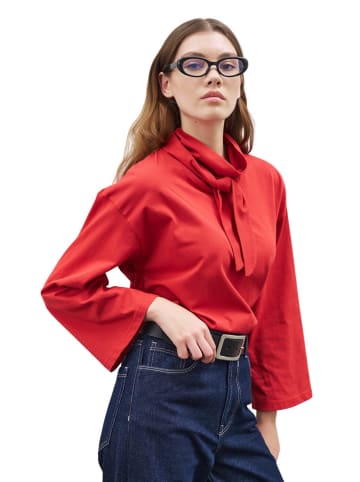 MANUKA Blouse in Rot