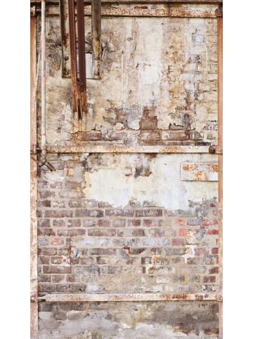 A.S. Création Tapete Urban Steel in Beige und Rostrot