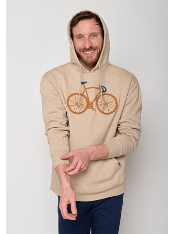 GreenBomb Hoodie Bike Fluffy in Kaffee Latte