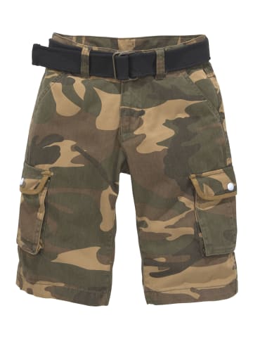 Kidsworld Shorts in braun tarnfarben