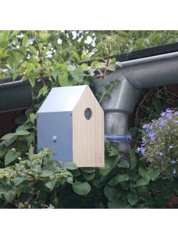 UNUS Vogelhaus mit vielen Befestigungsmöglichkeiten in Grau