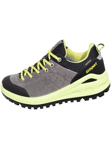 Freizeitschuhe Schnürschuh in grau/lime