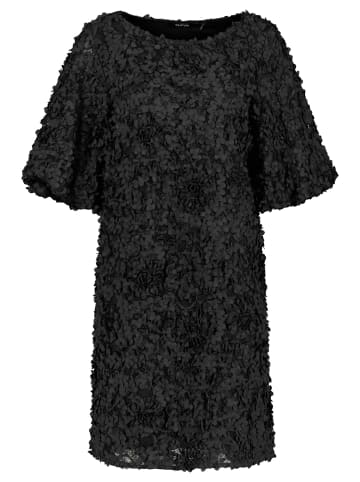 TAIFUN Kleid Gewirke in Schwarz