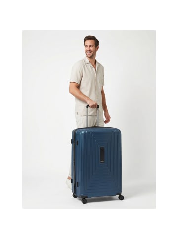 Redolz Essentials 14 4 Rollen Trolley L 77 cm mit Dehnfalte dark blue metallic