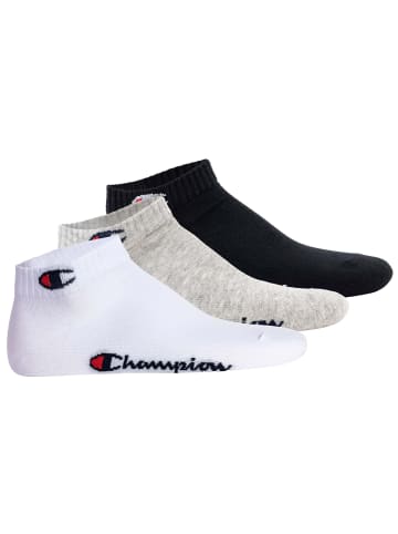 Champion Socken 3er Pack in Schwarz/Weiß/Grau