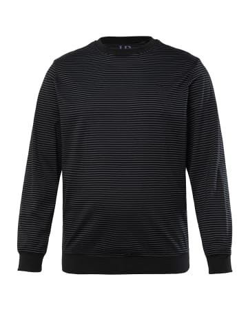 JP1880 Langer Schlafanzug in schwarz