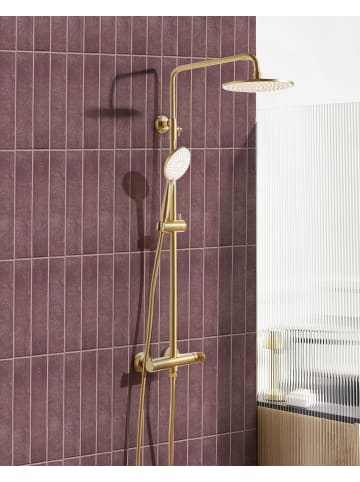 Beliani Wannenarmaturen CATAMARCA in Gold - (W) 23 x (H) 85 x (L) 38 cm