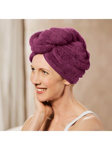 Erwin Müller Frottier Turban 2er-Pack in beere