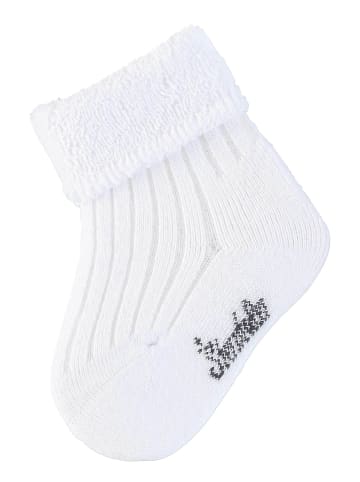 Sterntaler Baby Socken uni in weiß