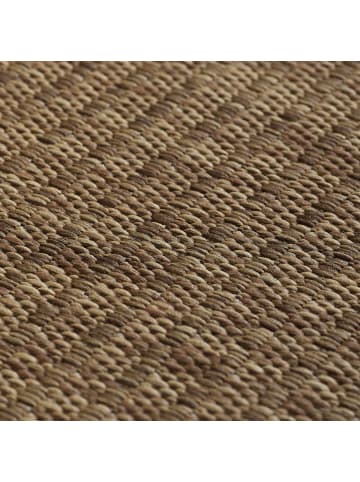 KADIMA DESIGN Teppich Outdoor Waschbar Einfarbig DAFNE Strapazierfähig OEKO-TEX in Braun