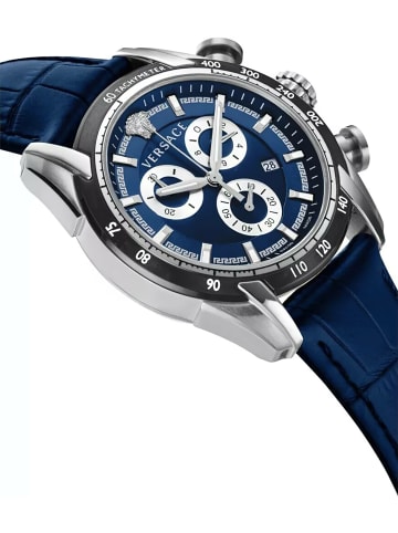 Versace Analoguhr für Herren in blau