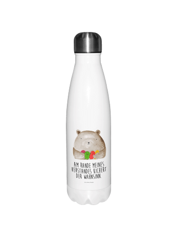 Mr. & Mrs. Panda Thermosflasche Bär Gefühl mit Spruch in Weiß