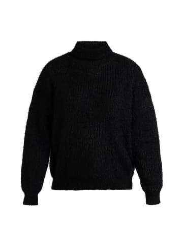 faina Damen Damen Rollkragenpullover in Schwarz