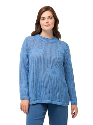 Ulla Popken Pullover in mittelblau