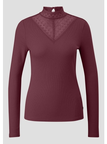 QS T-Shirt in 3900_bordeaux
