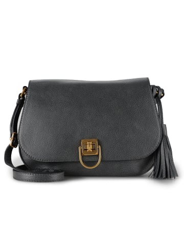 PICARD Calico Schultertasche Leder 25 cm in schwarz