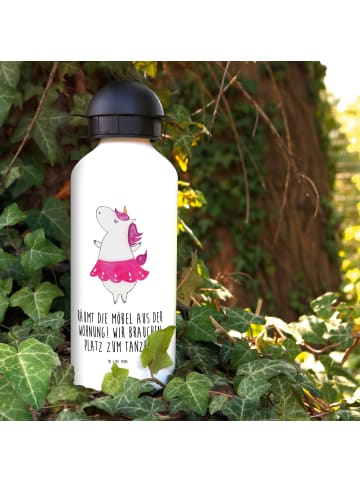 Mr. & Mrs. Panda Trinkflasche Einhorn Ballerina mit Spruch in Weiß