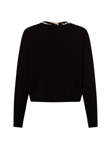 comma Pullover in schwarz beige - 0001