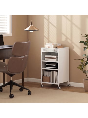 HOMCOM Bücherregal in Weiß 35L x 34B x 69,5H cm