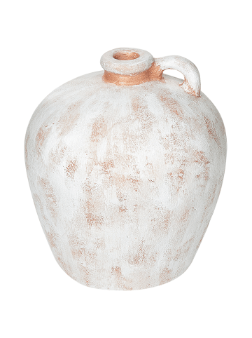 Beliani Dekovase IPOH in Weiß - (W) 28 x (H) 30 x (L) 28 cm