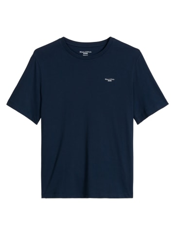 Marc O'Polo DENIM T-Shirt 2er Pack in Dunkelblau/Weiß