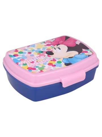 Disney Minnie Mouse Disney Minnie Mouse Kinder Brotdose – Lunchbox Pausenbox Schulbrotbox in Blau