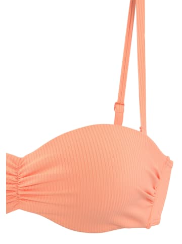 Venice Beach Bandeau-Bikini-Top in lachs