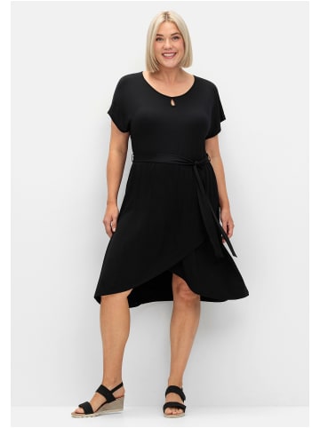 sheego Kleid in schwarz