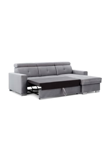 MF Design Falcon Recamiere Rechts in Hellgrau -  (L) 248 x (B) 248 x (H) 95 cm
