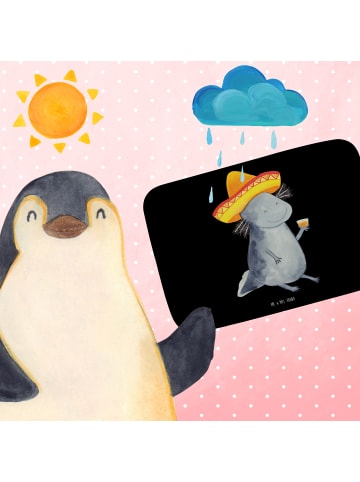 Mr. & Mrs. Panda Badematte Axolotl Tequila ohne Spruch in Schwarz