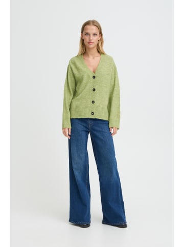 ICHI Strick-Cardigan langarm IHBALING Loose fit in IGUANA MELANGE